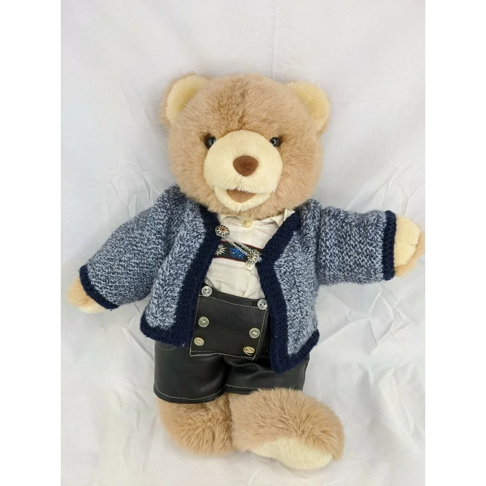 Playwell Toys Bear Plush German Outfit 16 Inch Germany Stuffed Animal Toy